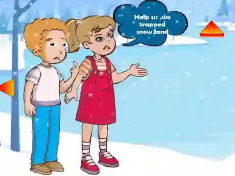 Siblings Escaped Snow Land — δωρεάν online παιχνίδι