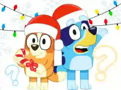 Kids Quiz: Bluey Christmas Quiz — δωρεάν online παιχνίδι