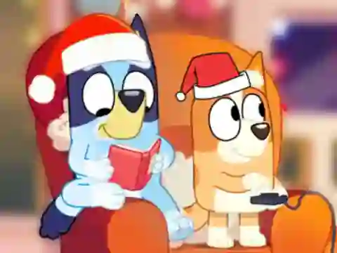 Jigsaw Puzzle: Bluey Christmas Party — δωρεάν online παιχνίδι