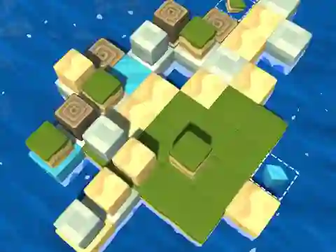 Cube Island: ASMR Relax Puzzle — δωρεάν online παιχνίδι