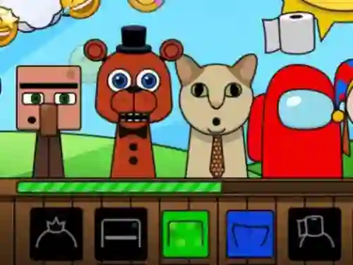 Sprunki: Monsters — δωρεάν online παιχνίδι