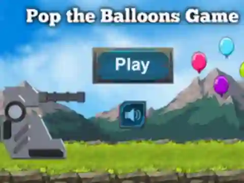Pop The Balloons Game — δωρεάν online παιχνίδι