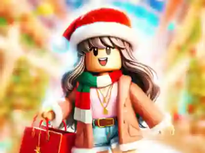 Jigsaw Puzzle: Roblox Christmas Mall — δωρεάν online παιχνίδι