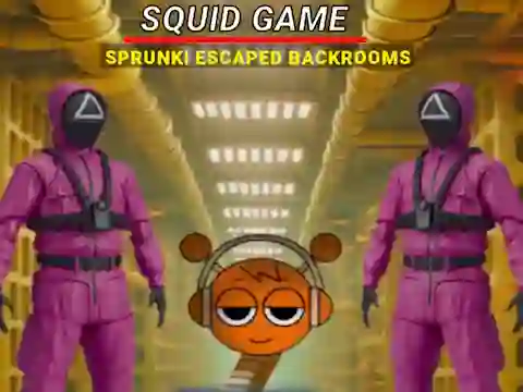 Squid Game Sprunki Escaped Backrooms — δωρεάν online παιχνίδι