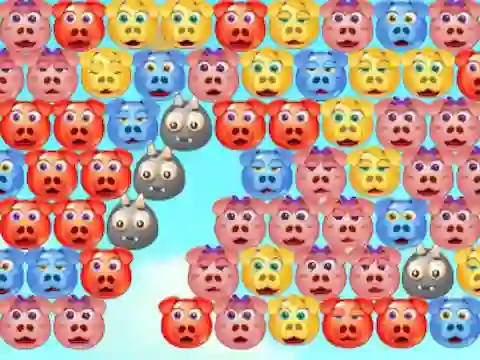 Bubble Piggies — δωρεάν online παιχνίδι