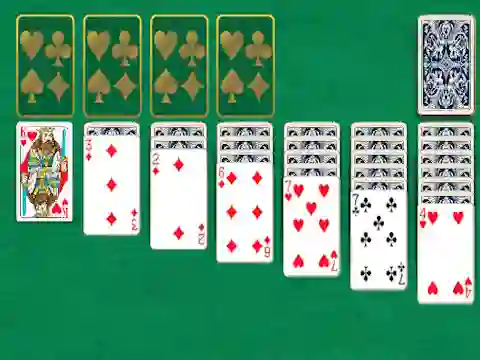 Klondike Classic Solitaire — δωρεάν online παιχνίδι