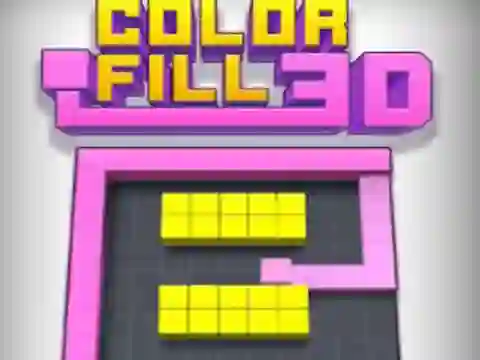 Color Fill 3D — δωρεάν online παιχνίδι