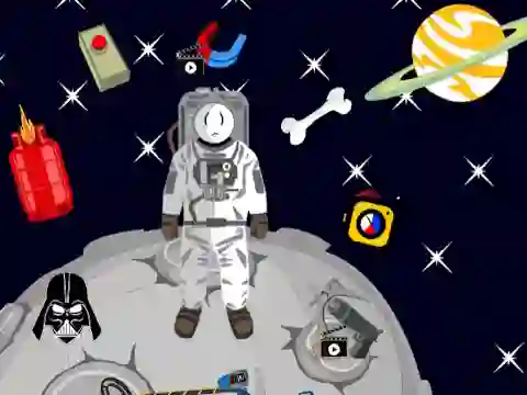Stickman in Space — δωρεάν online παιχνίδι