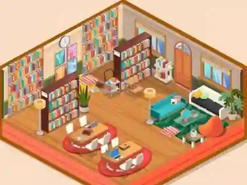Decor: My Library — δωρεάν online παιχνίδι