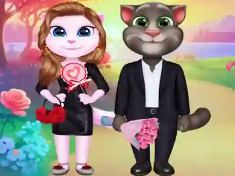 Kitty Couple Lovely Valentine — δωρεάν online παιχνίδι