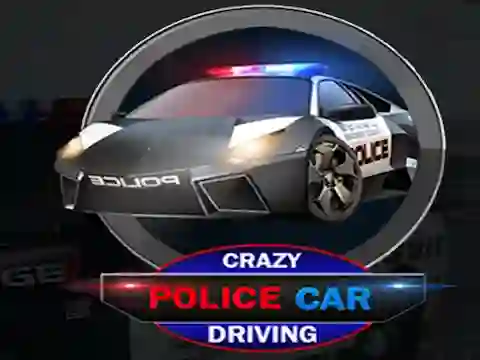 Crazy Police Car Driving — δωρεάν online παιχνίδι