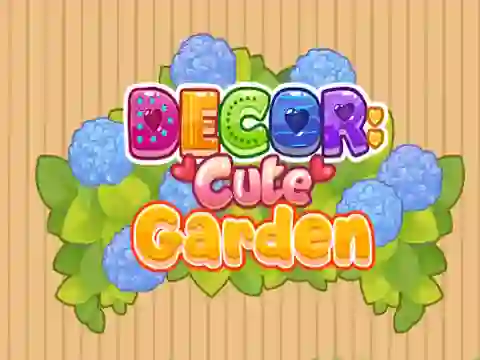 Decor: Cute Garden — δωρεάν online παιχνίδι