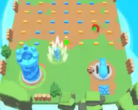 Tower Clash: Collect Bricks — δωρεάν online παιχνίδι