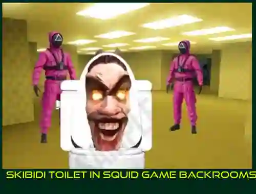 Skibidi Toilet in Squid Game Backrooms — δωρεάν online παιχνίδι
