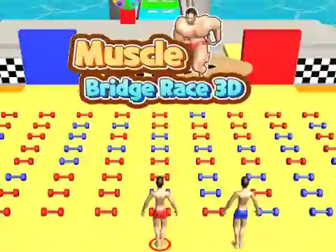 Muscle Bridge Race 3D — δωρεάν online παιχνίδι