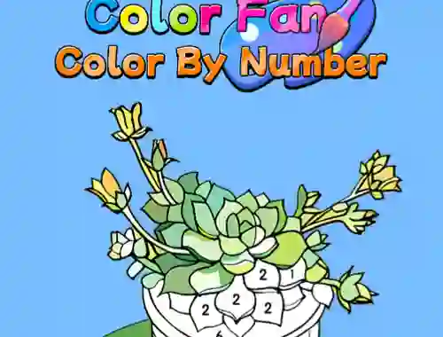 Color Fan Color By Number — δωρεάν online παιχνίδι
