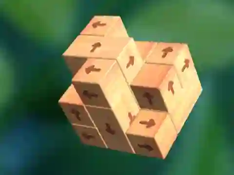 Tap 3D Wood Block Away — δωρεάν online παιχνίδι