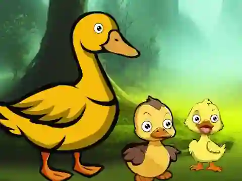 Duck Family Reach Pond — δωρεάν online παιχνίδι