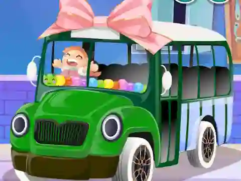 Decor: School Bus — δωρεάν online παιχνίδι