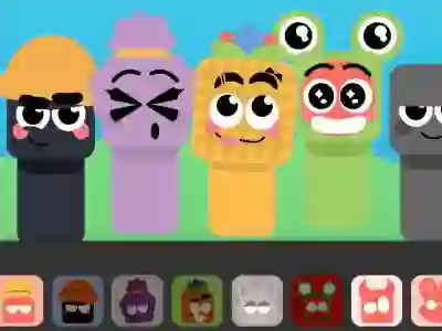 Sprunbox: The Qoobies — δωρεάν online παιχνίδι