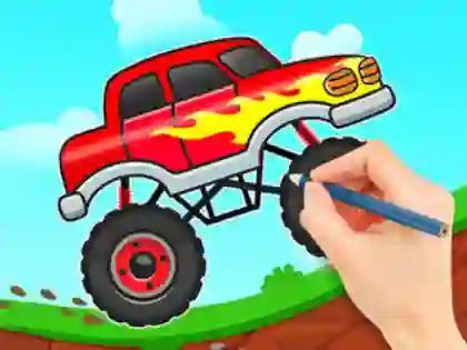 Coloring Book: Monster Truck — δωρεάν online παιχνίδι