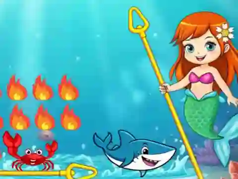 Princess vs Shark — δωρεάν online παιχνίδι