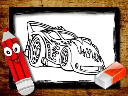 Back To School Car Coloring Book — δωρεάν online παιχνίδι