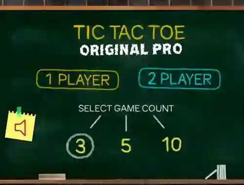 Tic Tac Toe Original Pro — δωρεάν online παιχνίδι