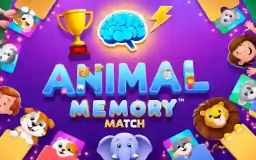 Animal Memory Match — δωρεάν online παιχνίδι