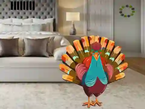 Mom Turkey Escaped House — δωρεάν online παιχνίδι