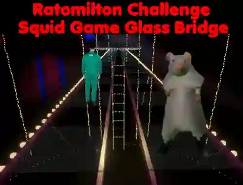 Rato Milton Challenge Squid Game Glass Bridge — δωρεάν online παιχνίδι