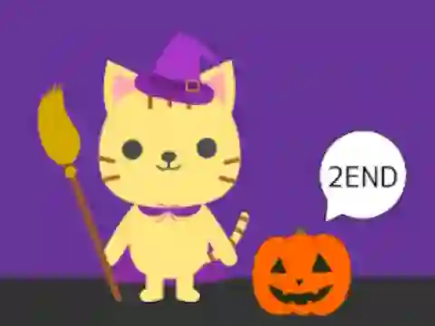 Cat and Halloween Escape — δωρεάν online παιχνίδι