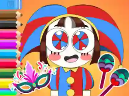 Coloring Book: Carnival — δωρεάν online παιχνίδι