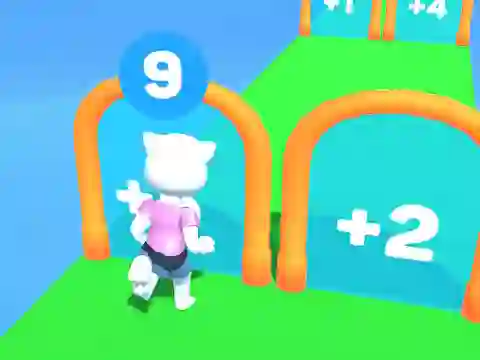 Cat Angela Running — δωρεάν online παιχνίδι