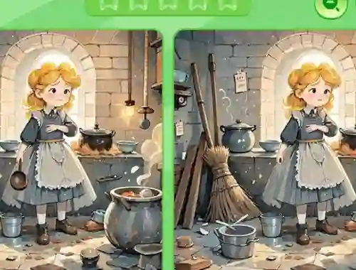 Find The Differences: Cinderella — δωρεάν online παιχνίδι