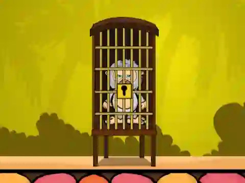 Rescue the Cute White Monkey — δωρεάν online παιχνίδι