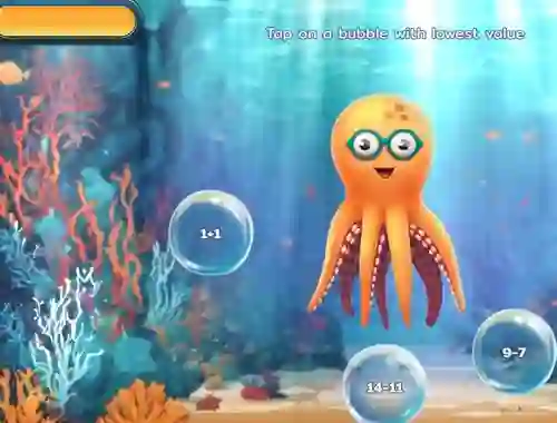 Bubble Math Dive — δωρεάν online παιχνίδι