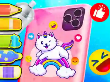 Coloring Book: Phone Case — δωρεάν online παιχνίδι