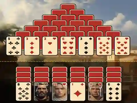 Pyramid Solitaire Ancient Rome — δωρεάν online παιχνίδι