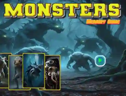 Monsters Memory Game — δωρεάν online παιχνίδι