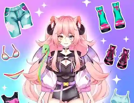 Anime Dress Up Moe — δωρεάν online παιχνίδι