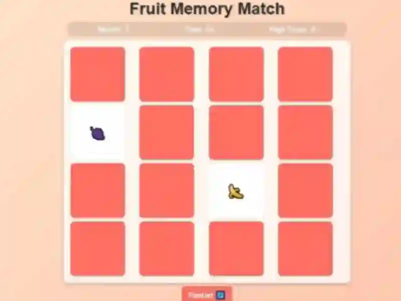 Fruit Memory Match — δωρεάν online παιχνίδι