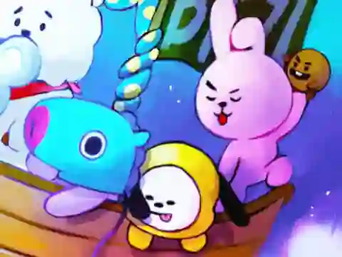 Jigsaw Puzzle: BT21 Friends — δωρεάν online παιχνίδι