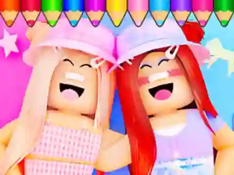Coloring Book: Roblox Bestie — δωρεάν online παιχνίδι