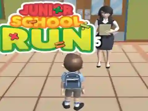 Junior School Run — δωρεάν online παιχνίδι