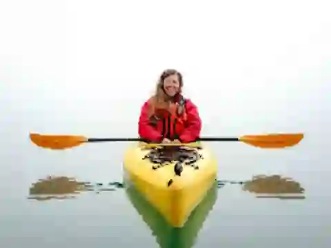 Kayak Kayaking Lake Jigsaw — δωρεάν online παιχνίδι