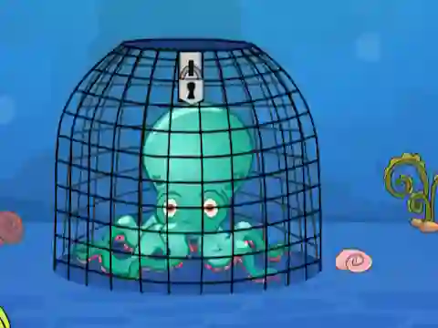Release Octopus from Cage — δωρεάν online παιχνίδι
