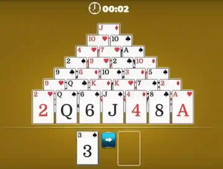 Pyramid Solitaire — δωρεάν online παιχνίδι