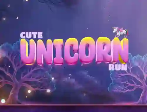 Cute Unicorn Run — δωρεάν online παιχνίδι