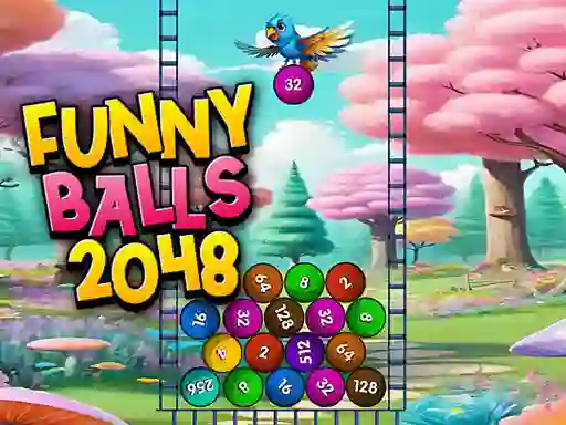 Funny Balls 2048 — δωρεάν online παιχνίδι